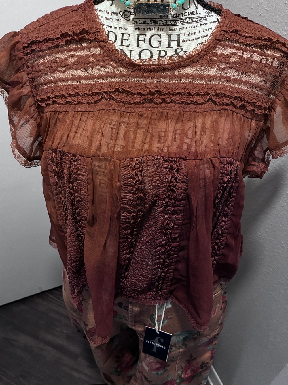 Free People "Sun Drenched Blouse